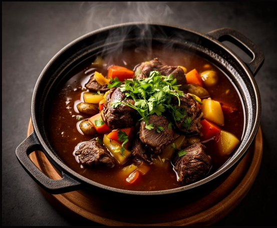 Guiso tradicional en cazuela de Mani Food Lab